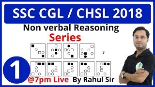 SSC CGL  CHSL Non verbal Reasoning Lecture1 By RAHUL SIR Series [upl. by Bein]