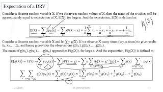 L13 Expectation of DRVs [upl. by Enaht]