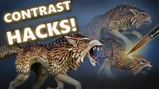 Contrast Hacks Fenrisian Wolves for Warhammer 40000  How to Paint  Wolf Fur Tutorial [upl. by Hploda139]