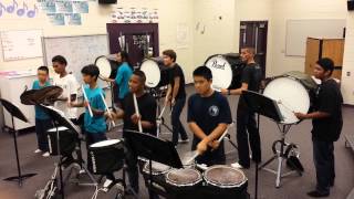 Kapolei High School Drumline 2014 ANACONDA [upl. by Hitchcock]