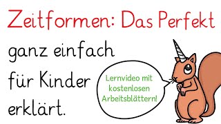 Perfekt  Deutsch lernen Zeitformen [upl. by Yesima]