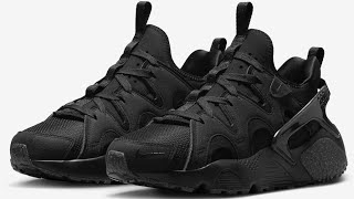 Nike Air Huarache Craft “Triple Black” [upl. by Ttenaj]