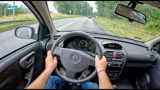 2006 Opel Corsa C 10 60 HP0100 POV Test Drive 1790 Joe Black [upl. by Kreiker]