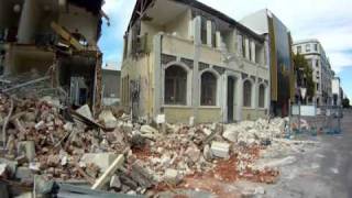 Christchurch Earthquake 22022011 Gopro Hero Camera [upl. by Ettebab]