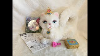 Barbie Princess Serafina talking cat Interactive toy by Mattel [upl. by Upton863]