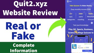 Quit2xyz withdrawal problem  Quit2xyz real or fake  Quit2xyz withdrawal  scam or legit [upl. by Ennaus]