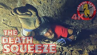 MY MOST CLAUSTROPHOBIC CAVE ☠️ ITS THE DEATH SQUEEZE ⚠️TRIGGER WARNING [upl. by Gisser]