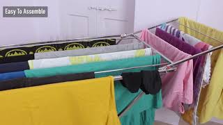 LIMETRO Best Stainless Steel Cloth Stand for drying Clothes [upl. by Edyaj622]