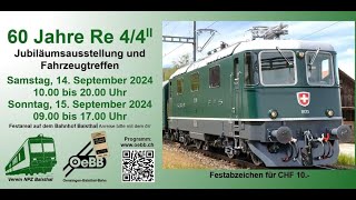 60 ans Re 44quot  125 ans OensingenBalsthal Bahn [upl. by Naivaf]