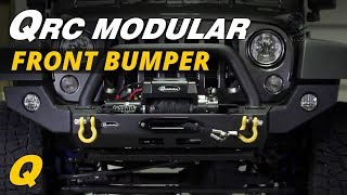 Quadratec Modular Winch Ready Front Bumper for Jeep Wrangler JK [upl. by Giwdul]