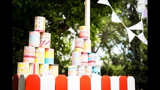 Cómo hacer tu propio juego de Tiralatas  Latas recicladas decoradas con washy tape [upl. by Natelson]