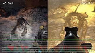 Metro 2033 Xbox One Redux vs Xbox 360 Original FrameRate Test [upl. by Marget]