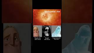 Methuselah star Shorts memes ytshorts astrophysics astronomy Space edit universe mystery [upl. by Lahey]