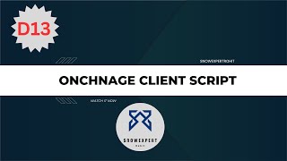 OnChnage Client Script  ServiceNow Scripting [upl. by Breanne]