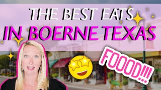 Favorite Places to Eat in Downtown Boerne Texas [upl. by Norehc]