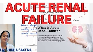 Acute Renal Failure types causes Physiological effects [upl. by Ahseekat]