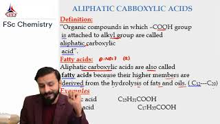 chem 2nd year lect 1 Intro and classification of carboxylic acids [upl. by Abehsat]