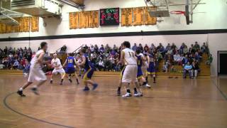 Thomas Fuller hits another threepoint shot vs Lamoille February 18 2011 [upl. by Guevara]