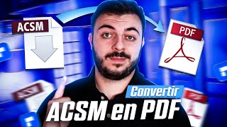 Convertir un fichier ACSM en PDF  Tuto 2024 [upl. by Nalced613]