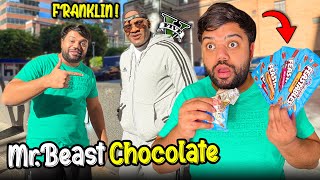 Trying MrBeasts Chocolate For The First Time 🍫😍 I Met The Reallife Franklin From GTA 5 😱 [upl. by Lachlan]