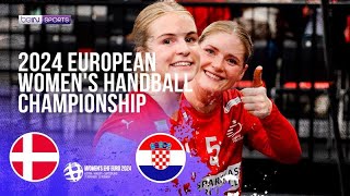 Denmark vs Croatia  European Womens Handball Championship  112924  beIN SPORTS USA [upl. by Draned418]