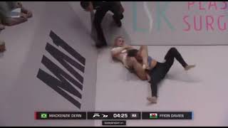 Ffion Davies submits Mackenzie Dern at CJI [upl. by Adley]