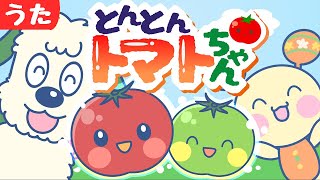 【うた】とんとんトマトちゃん🍅いないいないばあっ！【赤ちゃん泣き止む】 [upl. by Zannini]