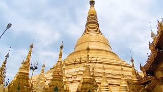 The Golden Pagoda in Yangon [upl. by Garlaand]