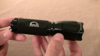 Flashlight Review HD  TechLite Lumen Master Tactical Light on a Budget HD [upl. by Yleme747]