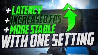 How to increase FPS lower input latency on ANY GPU with ONE setting [upl. by Marthe]