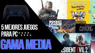 TOP 5 Mejores JUEGOS para PC de GAMA MEDIA  Ecot [upl. by Erlina]