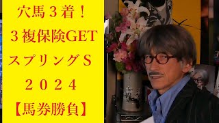 スプリングＳ ２０２４【馬券勝負】穴馬３着。３複保険ＧＥＴ´；ω；ｳｯ… [upl. by Jacobson]