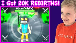 I Got 20k REBIRTHS in Swordman Simulator Roblox… [upl. by Perceval405]