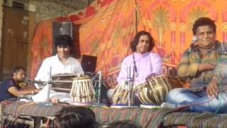 Best dholek player ustad Fateh sulemani tabla ustad ghulam Hussain Saab SINGER BHANWAR ALI [upl. by Una]