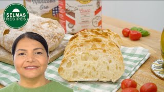 Ciabatta  Mit Poolish  Aromatisch weich und luftig 🍞🥪😋🔝 [upl. by Berrie]