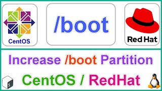 How to Increase boot partition size in RHELCentOS 78 Linux VM [upl. by Aicnorev]