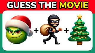 Guess the CHRISTMAS Movie by Emoji 🎄🌟🎁 Ultimate Emoji Challenge [upl. by Enilecram]