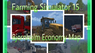 Bjornholm Mining and Construction economy map for FS 15 [upl. by Akemaj405]