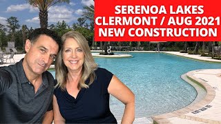 Clermont Fl  Serenoa Lakes August Update  New Construction  Disney World  Amenities [upl. by Yelkcub]