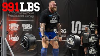 HAFTHOR MAKING 991LBS LOOK EASY [upl. by Halludba]