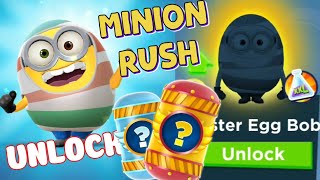 Minion Rush NEW COSTUME UNLOCK EASTER EGG BOB Expert Prize Pod and Agent rewards claim minions game [upl. by Ahseela484]