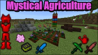 Mystical Agriculture Addon Minecraft PE MCPE Bedrock Edition Mod [upl. by Stannwood]