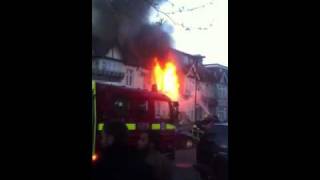 Fire in Stamford Hill [upl. by Einitsed]