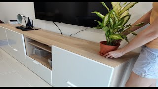 New IKEA TV cabinet BESTA series amp Plant nursery visit [upl. by Sair]