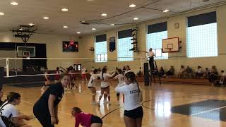 Nazareth Academy Highschool vs Little Flower Set 1 Varsity [upl. by Elva]