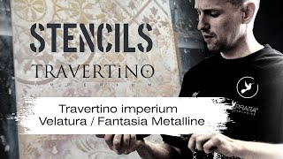 Travertino Imperium  Velatura  Fantasia Metalline by Pratta Exclusive [upl. by Acira264]