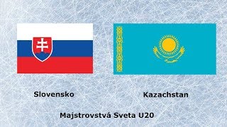 Slovensko VS Kazachstan Majstrovstvá Sveta U20 HIGHLIGHT [upl. by Alidia]