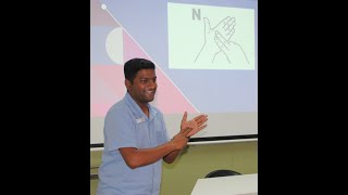 Intern Shivneel Sharma leads sign language class for APTC staff [upl. by Schacker]