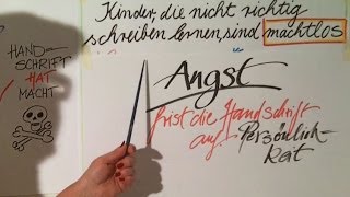 Die Angst vor der eigenen Handschrift [upl. by Hatch]