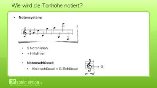 37 Musikalische Grundlagen  Notensystem [upl. by Ekram920]